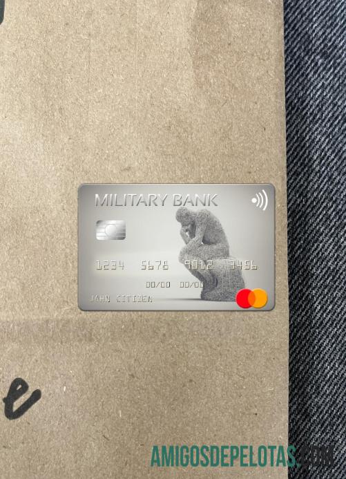 Austrália Banco Militar Australiano Mastercard Photolook Front exemplo real